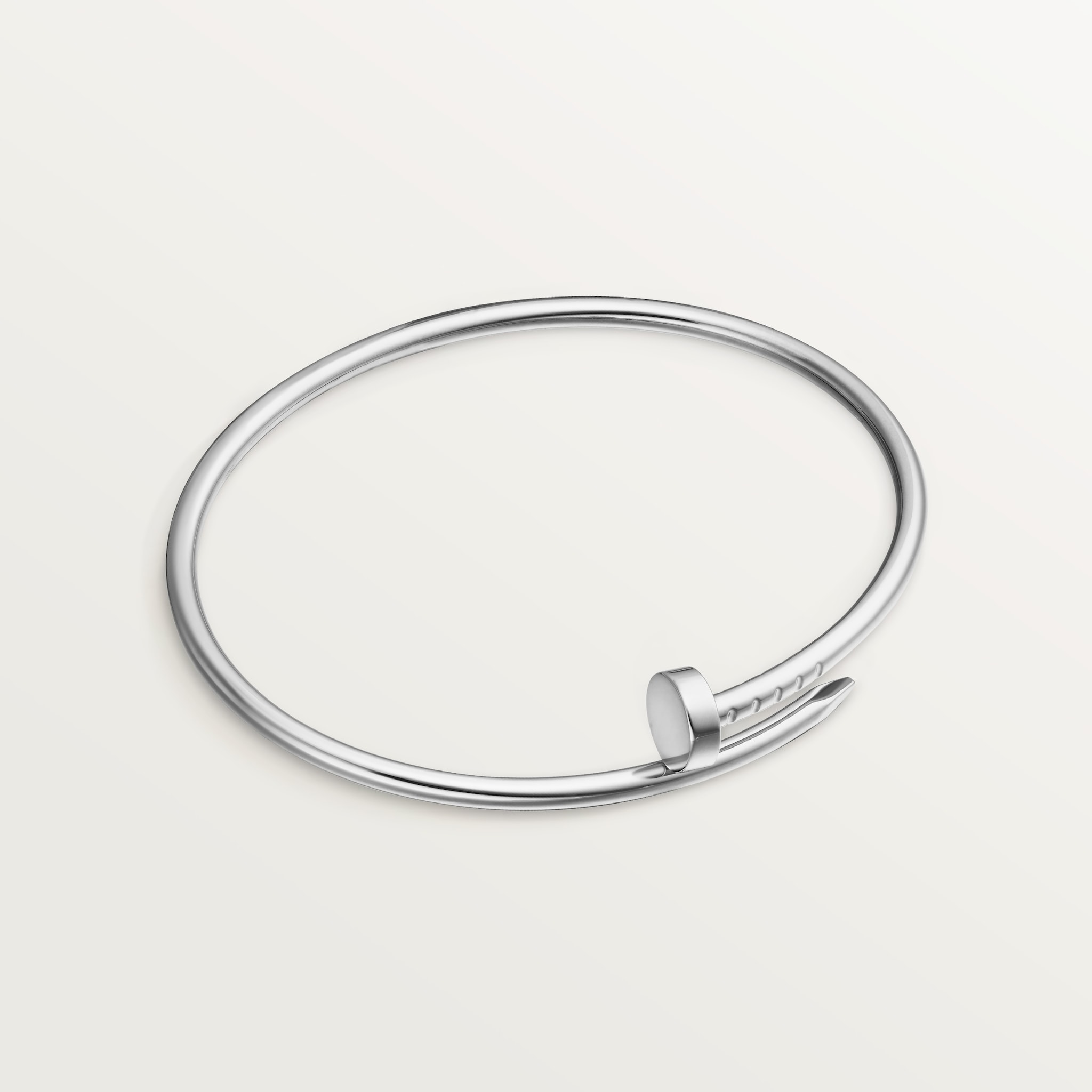 Juste un Clou bracelet, small modelWhite gold