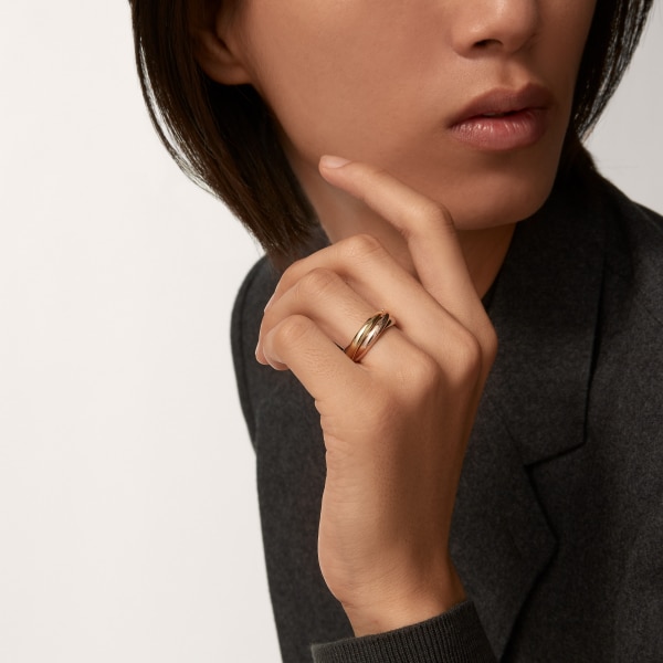 Trinity ring, classic model White gold, yellow gold, rose gold