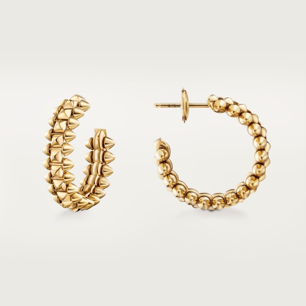 Clash de Cartier earrings, Small Model Yellow gold