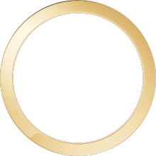 C de Cartier wedding ring, 3 mm width, 1 diamond Yellow gold, diamond