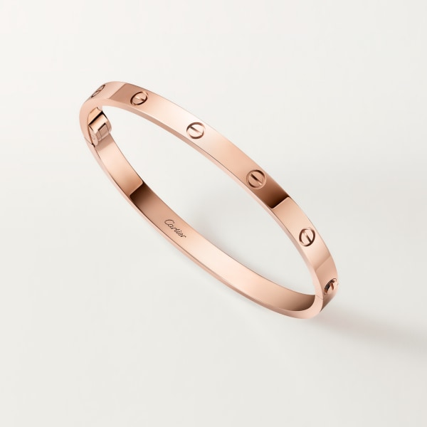 Love bracelet, medium model Rose gold