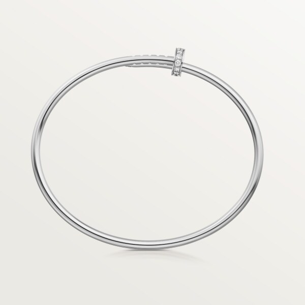 Juste un Clou bracelet, small model, diamonds White gold