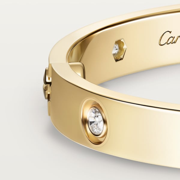 CRB6070317 LOVE bracelet 10 diamonds Yellow gold diamonds Cartier